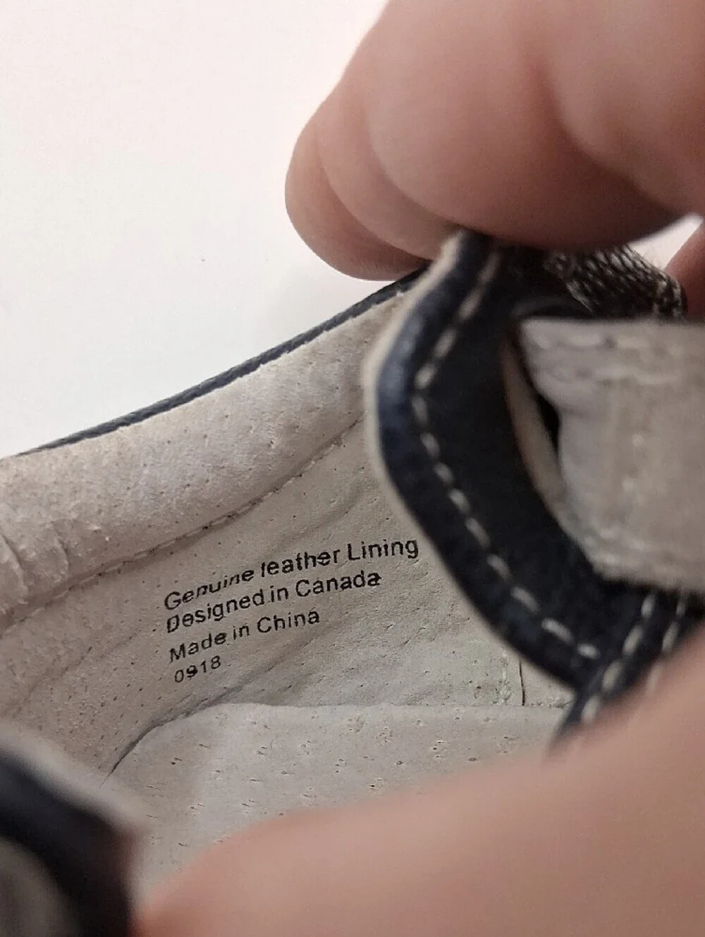 Jack & Lily My Mocs Navy Blue Closed Toe Sandals Baby Size 6-12 Months